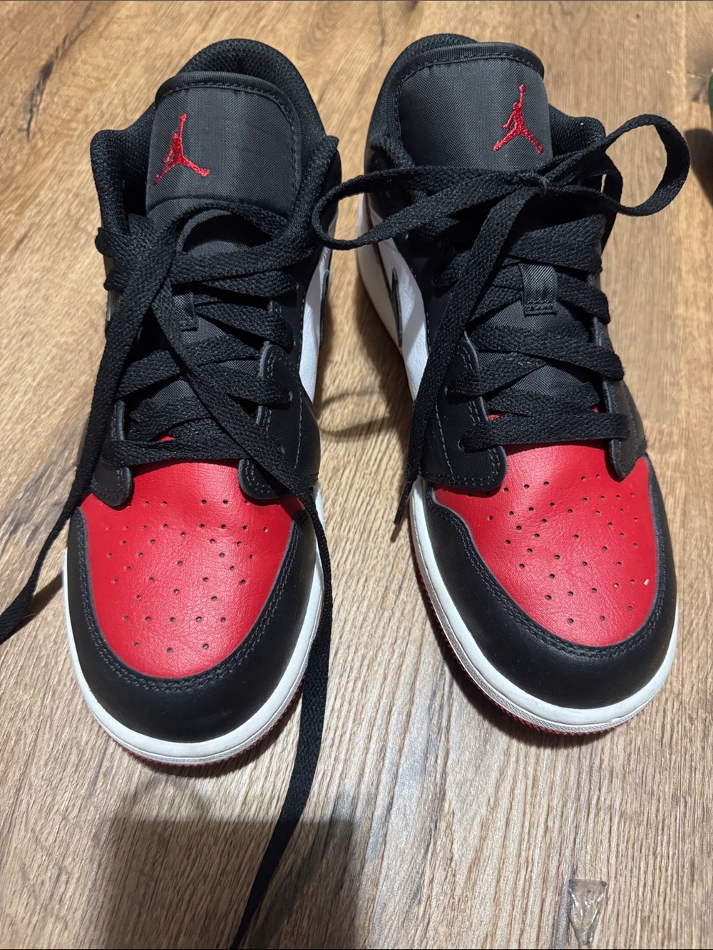 Jordan Sneakers in Black, Red, White